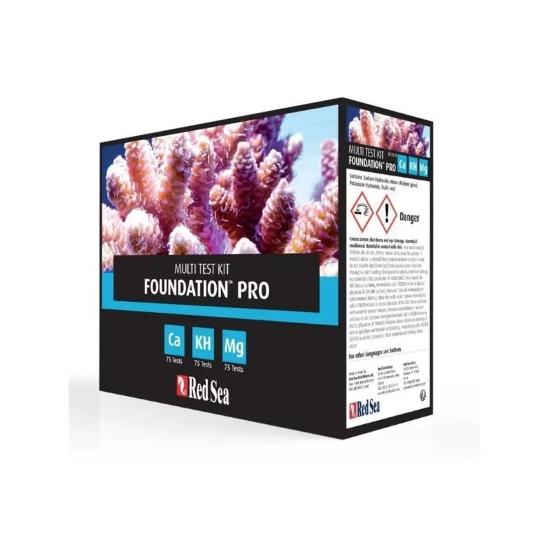 Red Sea Reef Foundation Pro Multi Test Kit (Ca, Kh, Mg)